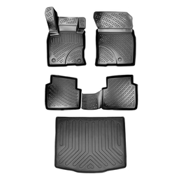 3D Auto Gummimatten & Kofferraumwanne Set für Ford Kuga (3.Gen) Baujahr ab 2020 thumbnail