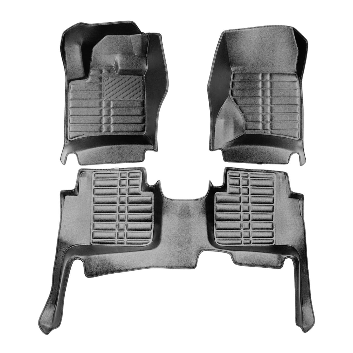 5D Premium Auto Fussmatten TPE Set passend für Audi Q7 (4L) Baujahr 2005-2015 2