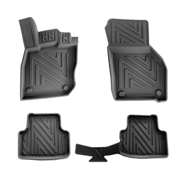 3D Fußmatten passend für Skoda Octavia | 2020-2026 | Carbonfaser-Optik thumbnail