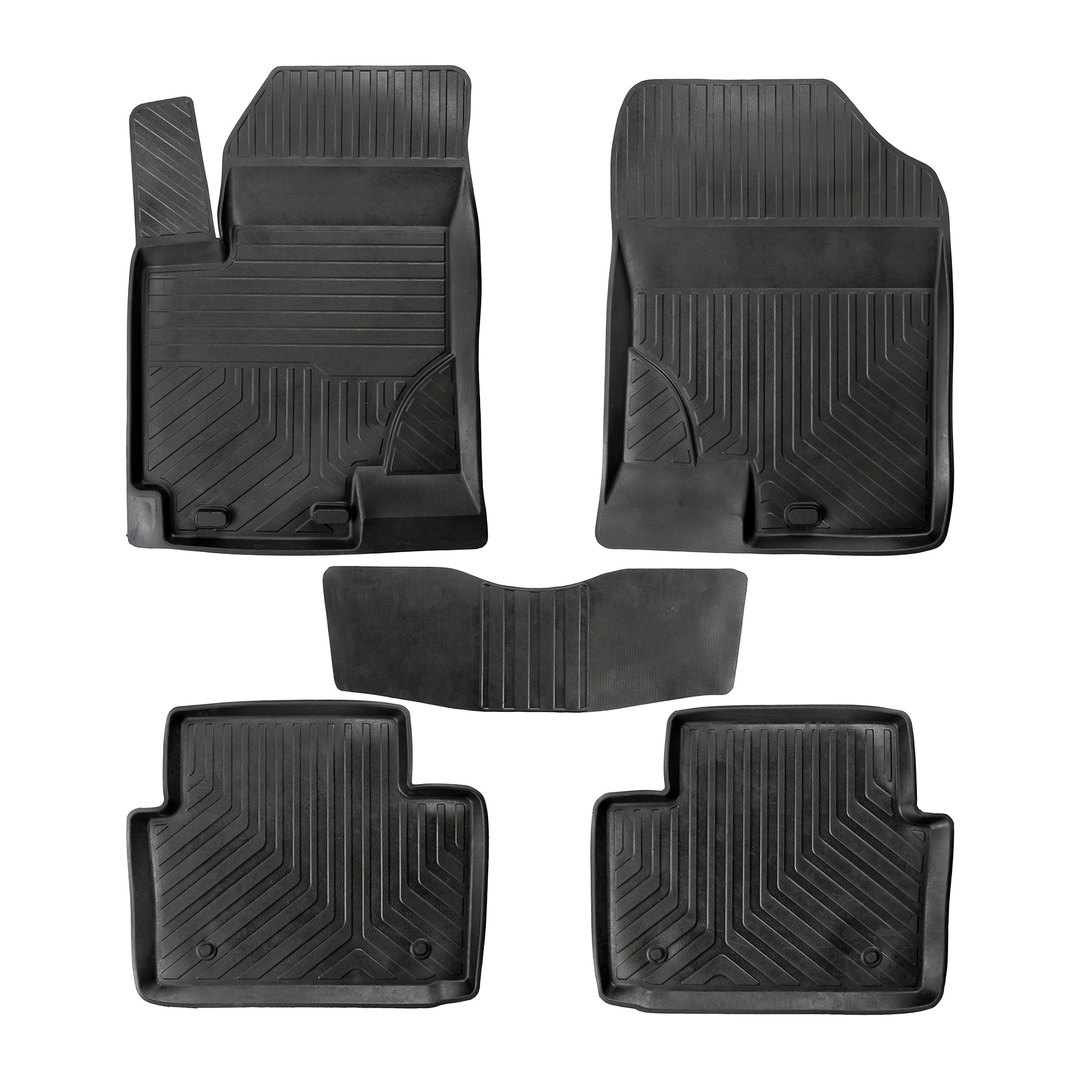 3D Premium Gummi Auto Fussmatten Set Passend für Kia Stonic Baujahr ab 2017 2