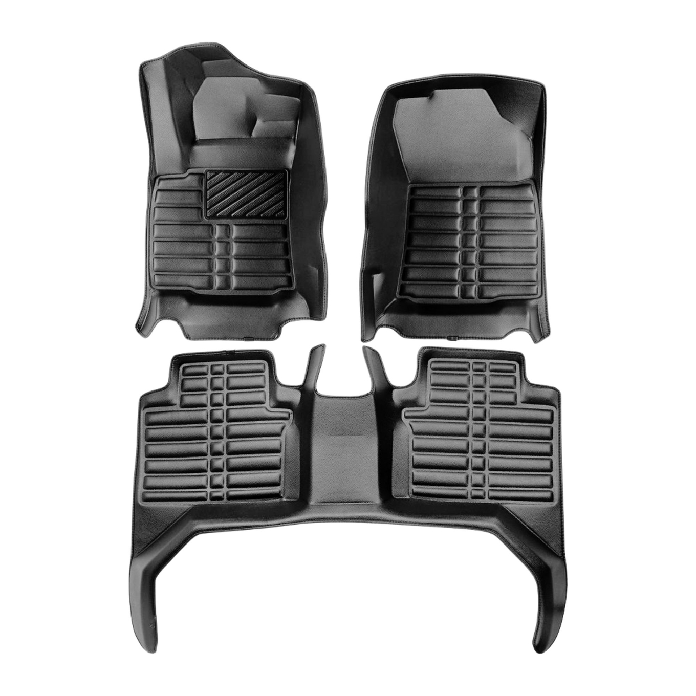 5D Premium Auto Fussmatten TPE Set passend für Toyota Hilux Revo Baujahr ab 2015 #2