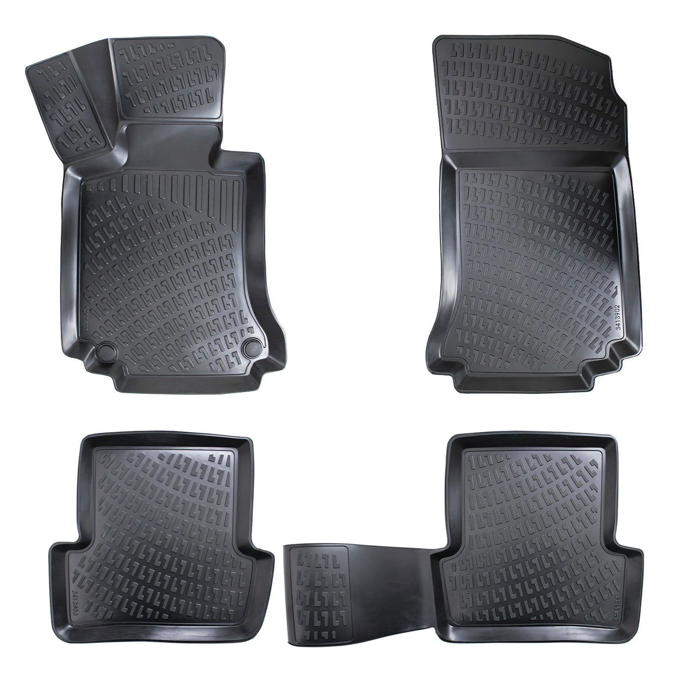 3D Fussmatten passend für Mercedes C Klasse (W204) 2007-2014