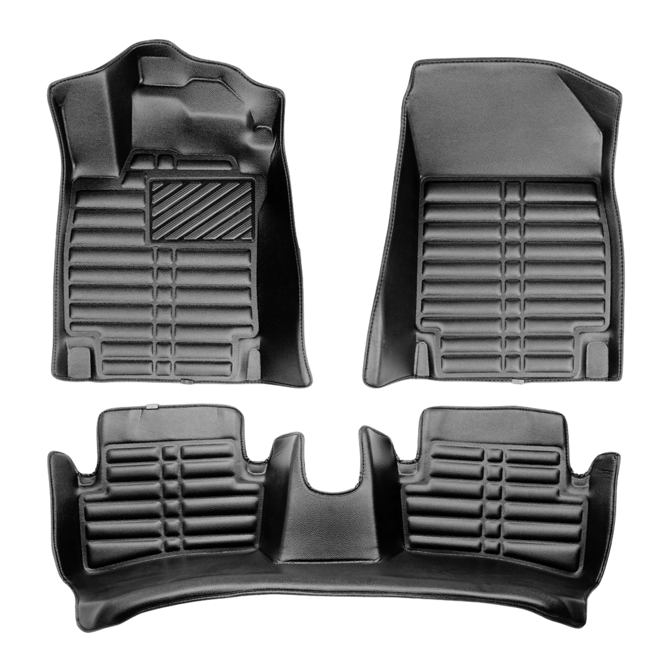 5D Premium Auto Fussmatten TPE Set passend für Renault Clio 4 Baujahr 2012-2019 2