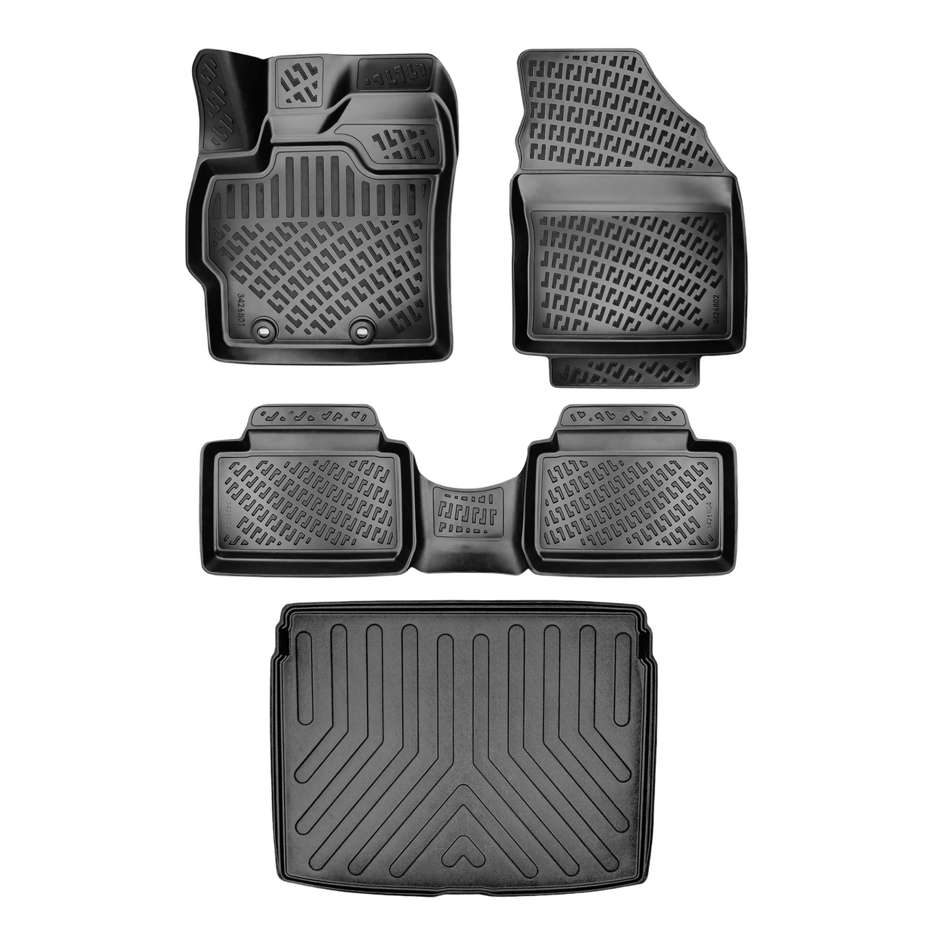3D Auto Gummimatten & Kofferraumwanne Set für Toyota Yaris CROSS Baujahr ab 2020 #2