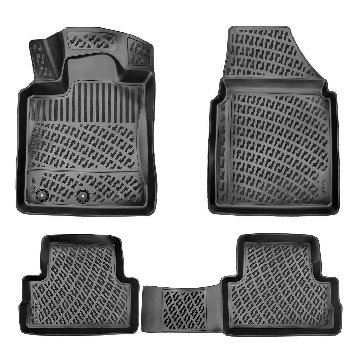 3D Fußmatten passend für Nissan Qashqai Baujahr 2006-2013