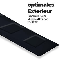 Gepäckschwelle Innenschutz aus ABS Kunststoff in schwarz Passend für Dacia Duster Bj 2009-2018 thumbnail