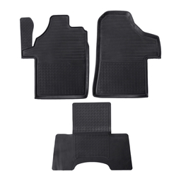 3D Premium Gummi Auto Fussmatten Set Passend für Mercedes Benz Vito (W639) Baujahr 2004-2014 thumbnail
