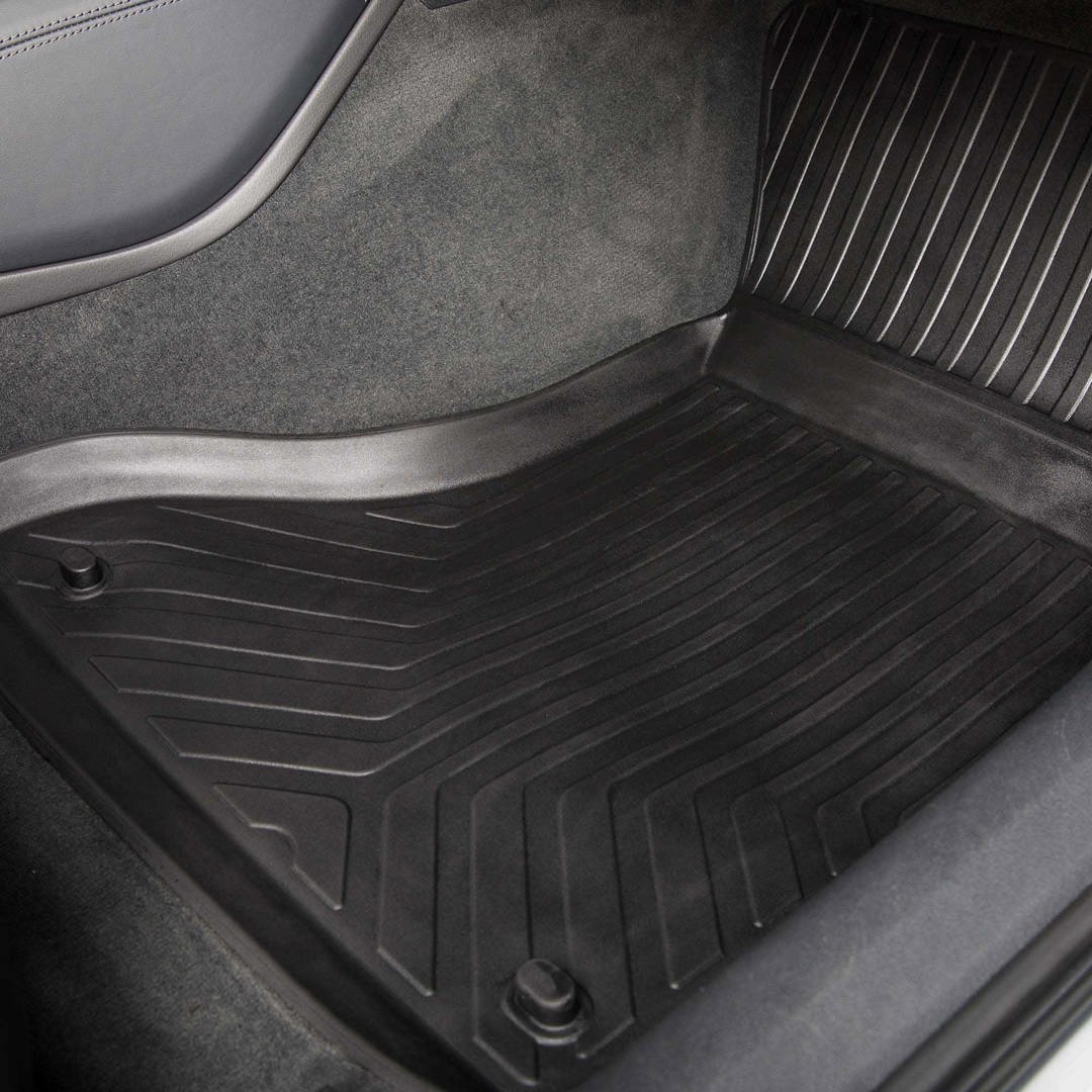 3D Premium Gummi Auto Fussmatten Set Passend für Nissan Navara Baujahr ab 2020 9