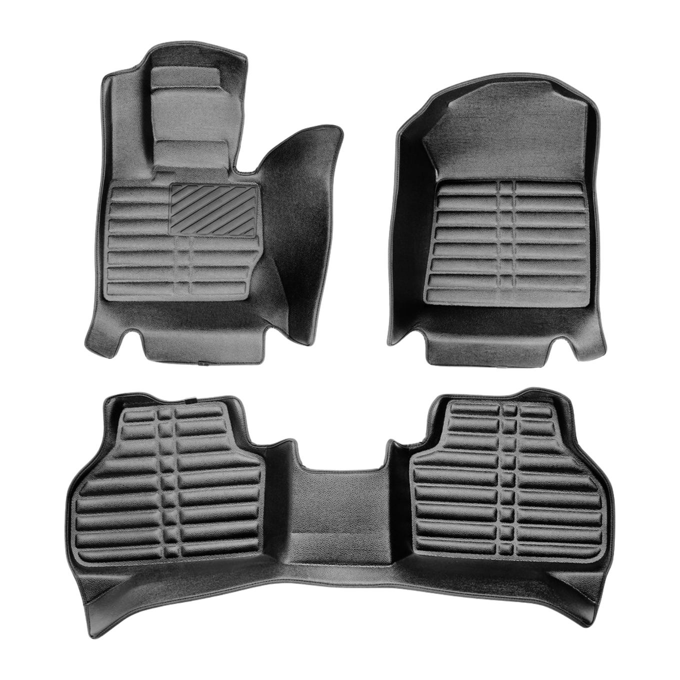 5D Premium Auto Fussmatten TPE Set passend für BMW X4 (F26) Baujahr 2014-2018 2