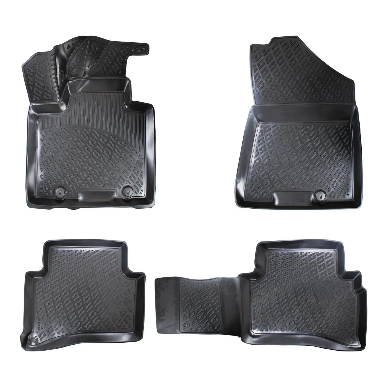3D Premium Gummi Auto Fussmatten Set Passend für Hyundai Tucson (2.Gen) Baujahr 2009-2015