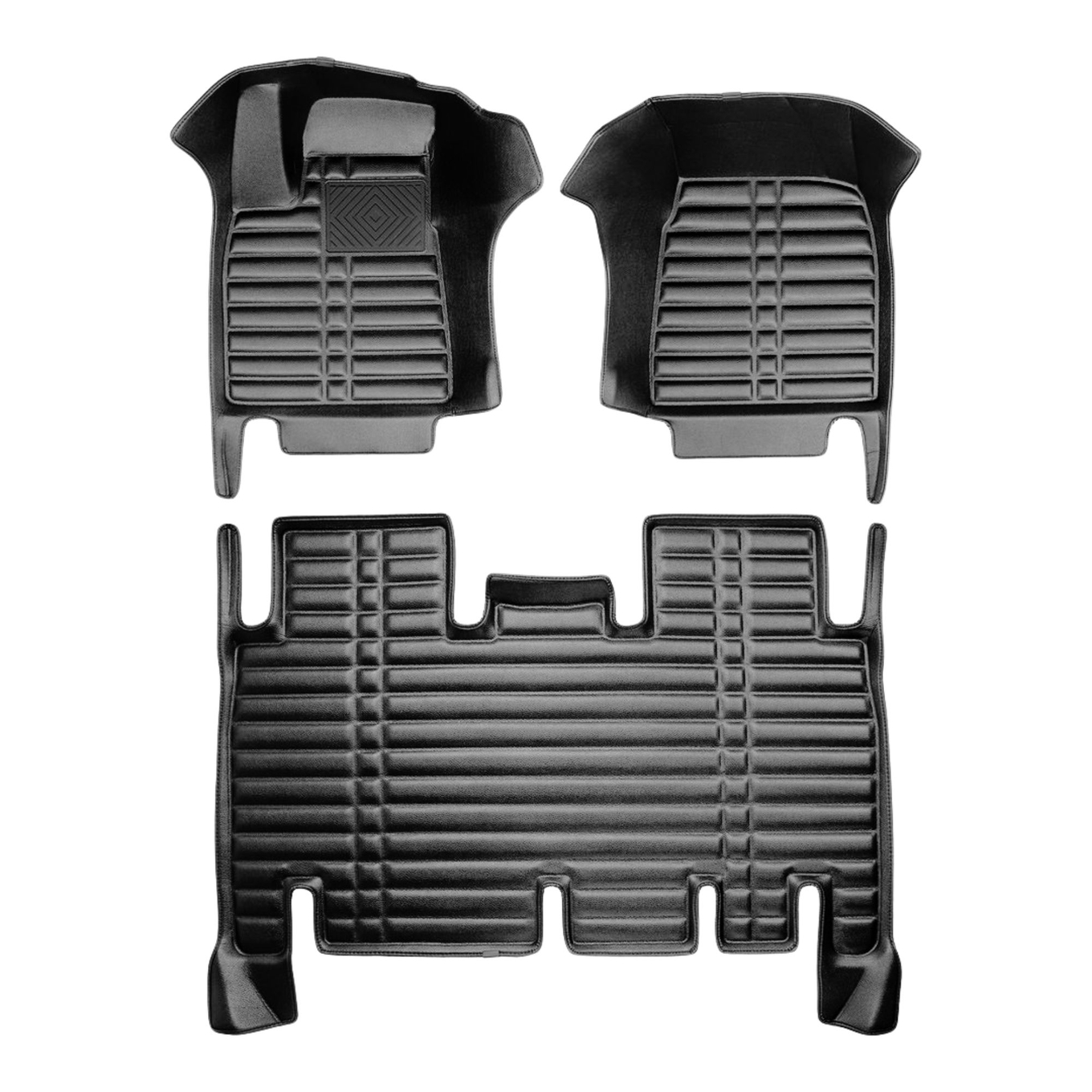 5D Premium Auto Fussmatten TPE Set passend für Tesla Model X Baujahr ab 2015 #2