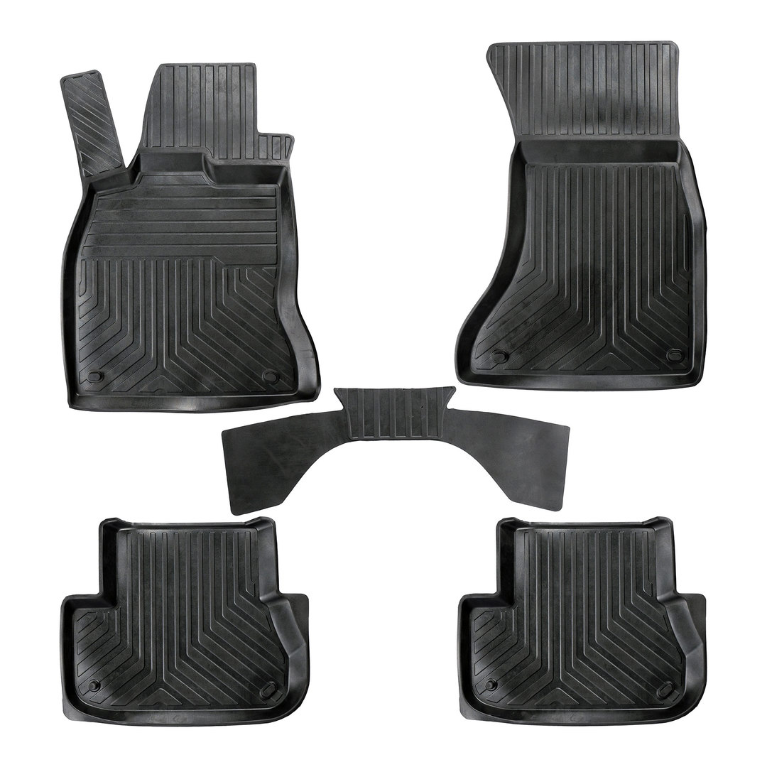 3D Premium Gummi Auto Fußmatten Set Passend für Audi A4 (B10) Baujahr ab 2019 #2