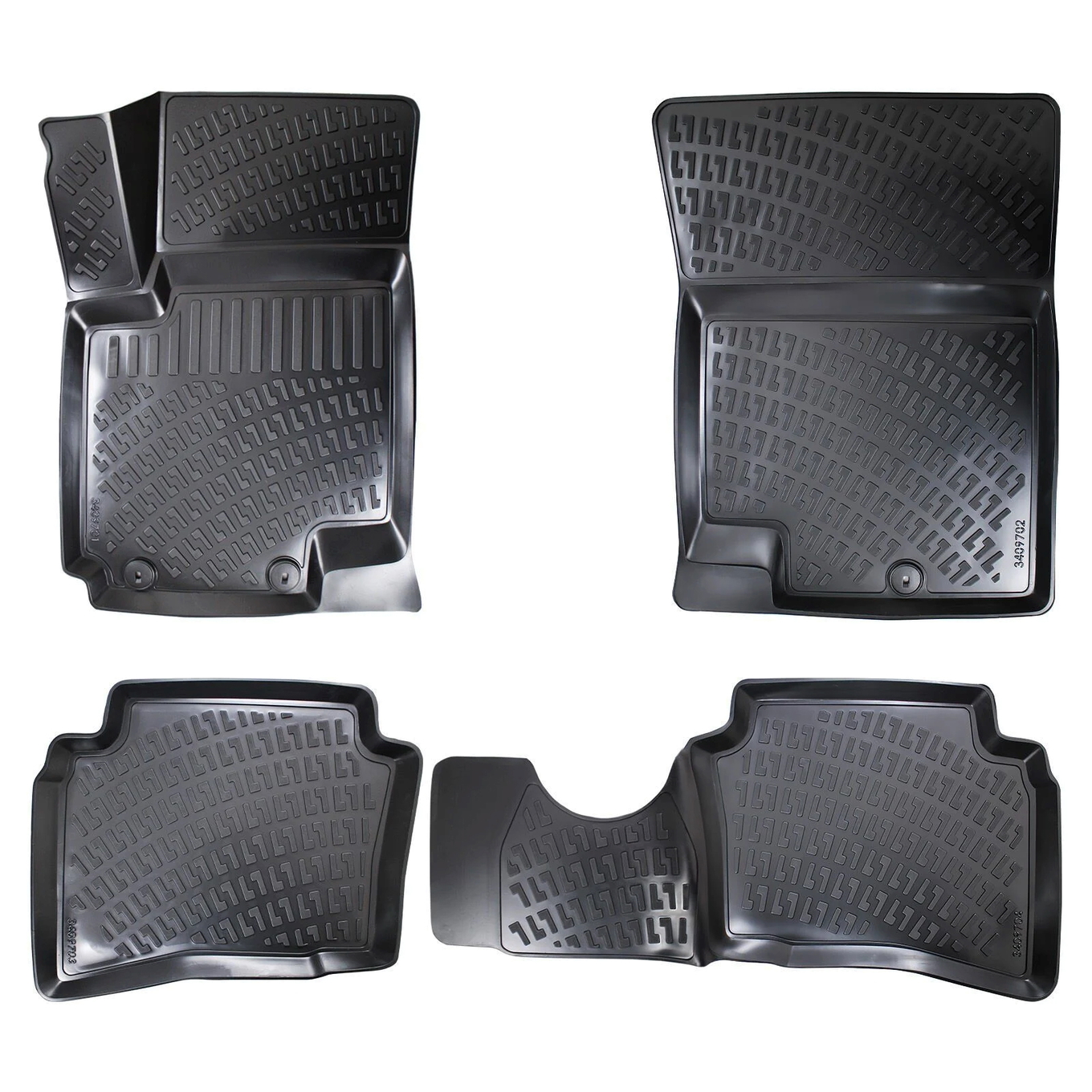 3D Fussmatten passend für Hyundai i20 I (1.Gen) 2008-2014
