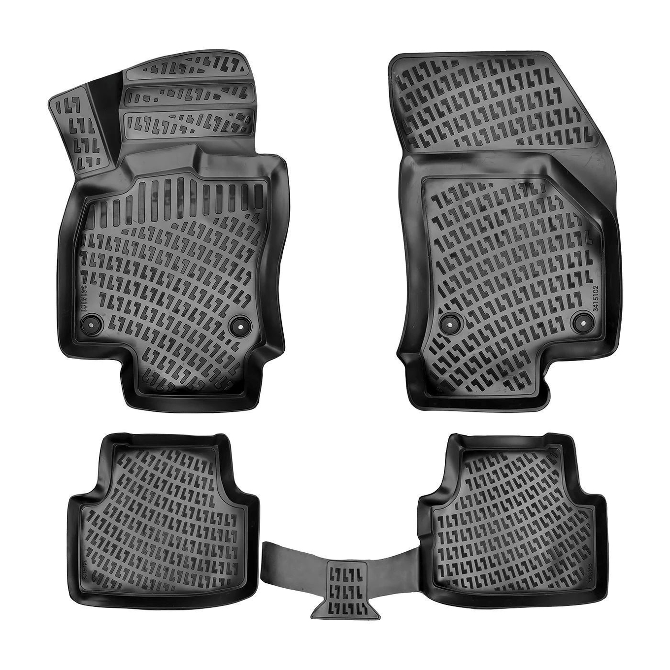 3D Fussmatten passend für Skoda Octavia III (3.Gen) 2013-2020