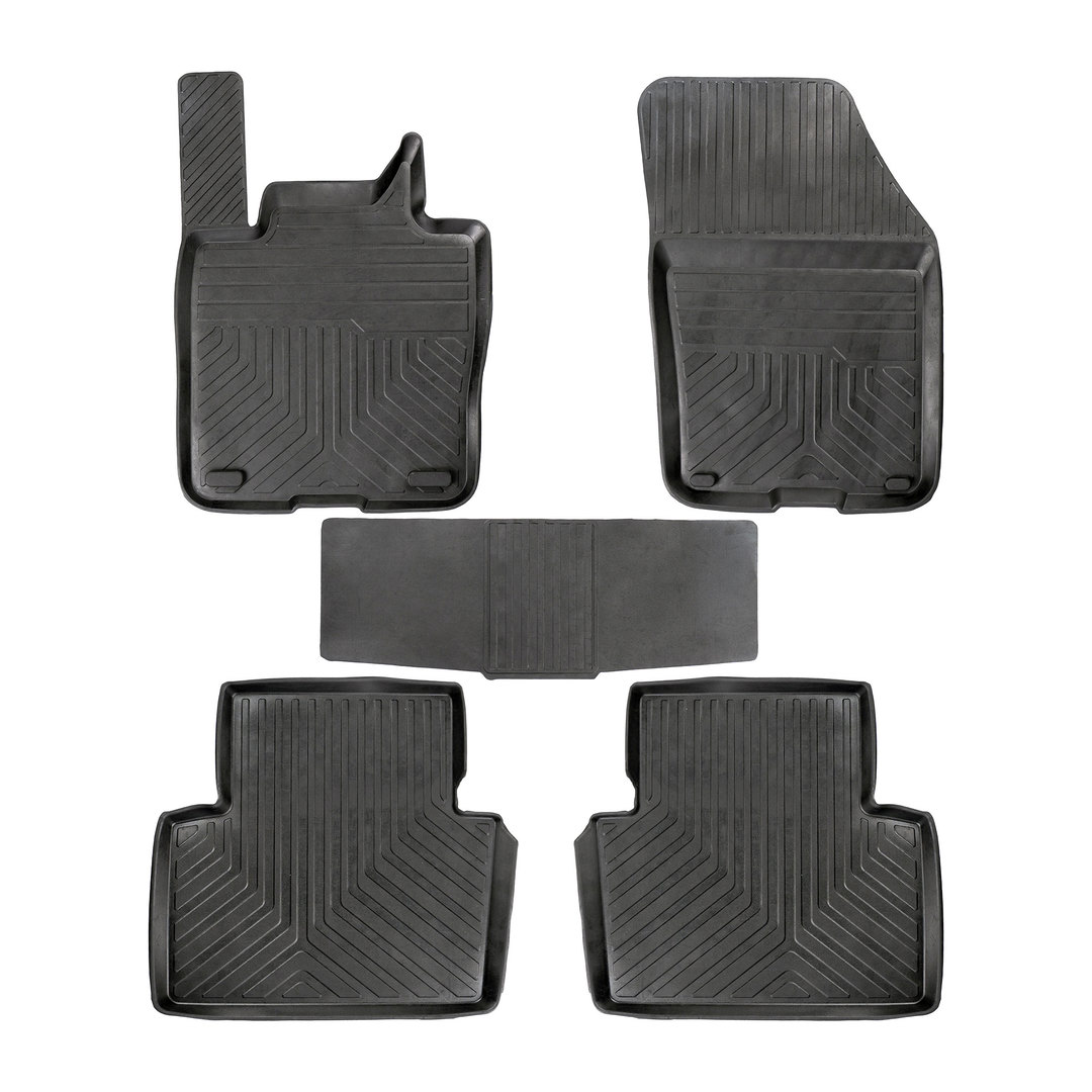 3D Premium Gummi Auto Fussmatten Set Passend für Volvo XC40 Baujahr ab 2018 2