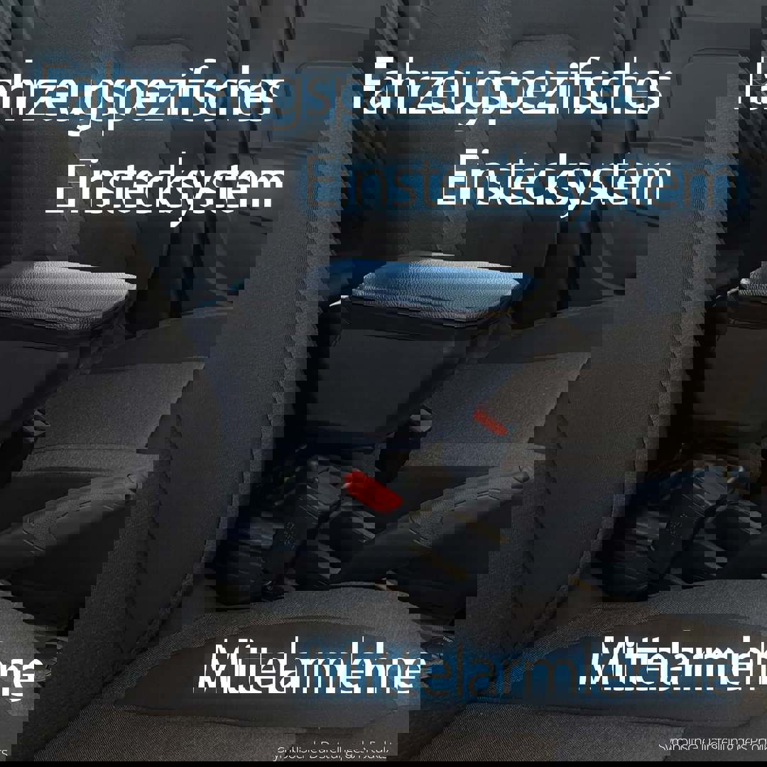 Mittelarmlehne aus hochwertigem ABS-Kunstleder SCHWARZ Passend für Dacia Duster 2.Gen ab 2018 3