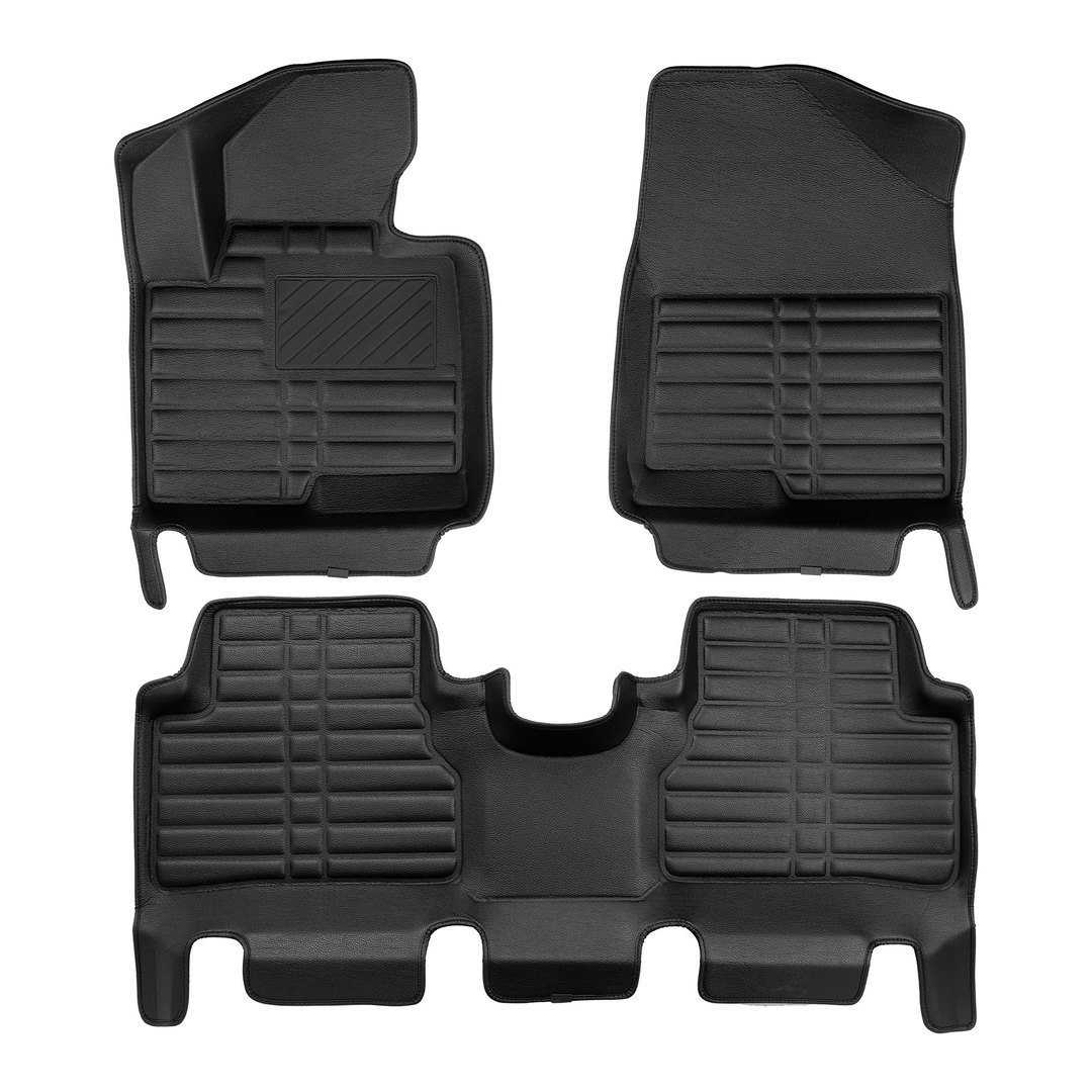 5D Premium Auto Fussmatten TPE Set passend für Hyundai Santa FE DM Baujahr 2012-2018 #2