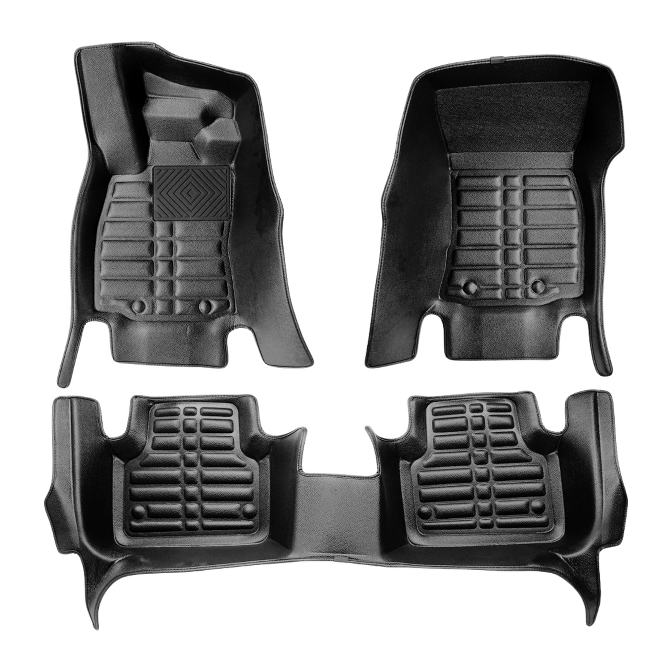 5D Premium Auto Fussmatten TPE Set passend für Jaguar XJ (X351) Baujahr 2009-2019 2