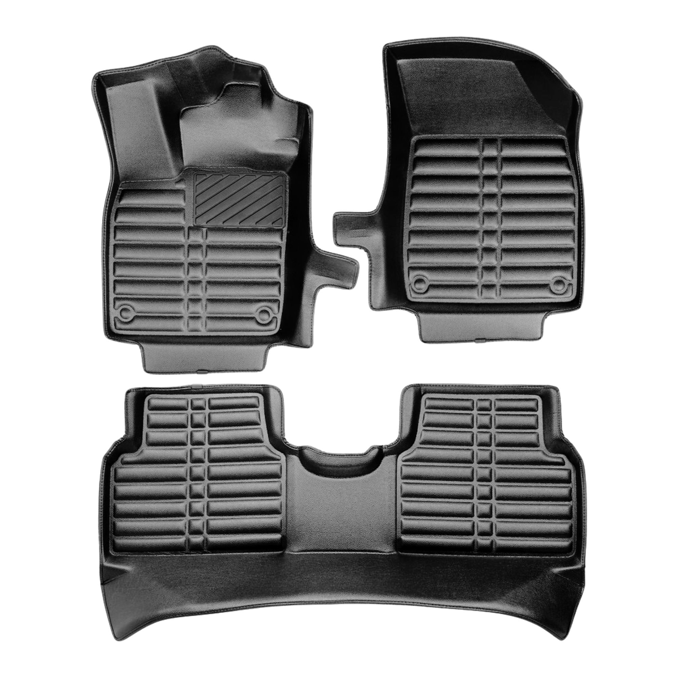 5D Premium Auto Fussmatten TPE Set passend für VW ID3 Baujahr ab 2019 2