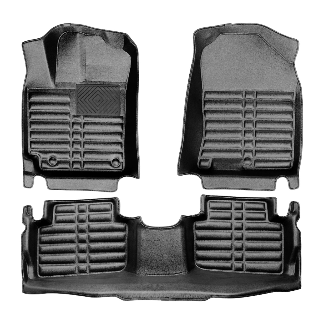 5D Premium Auto Fussmatten TPE Set passend für Hyundai Kona (Benzin) (Kein Hybrid) Baujahr ab 2017 2