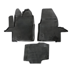 3D Premium Gummi Auto Fussmatten Set Passend für Ford Tourneo Custom Baujahr ab 2012 thumbnail