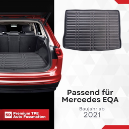 5D Premium Kofferraummatte passend für Mercedes EQA Baujahr ab 2021 thumbnail