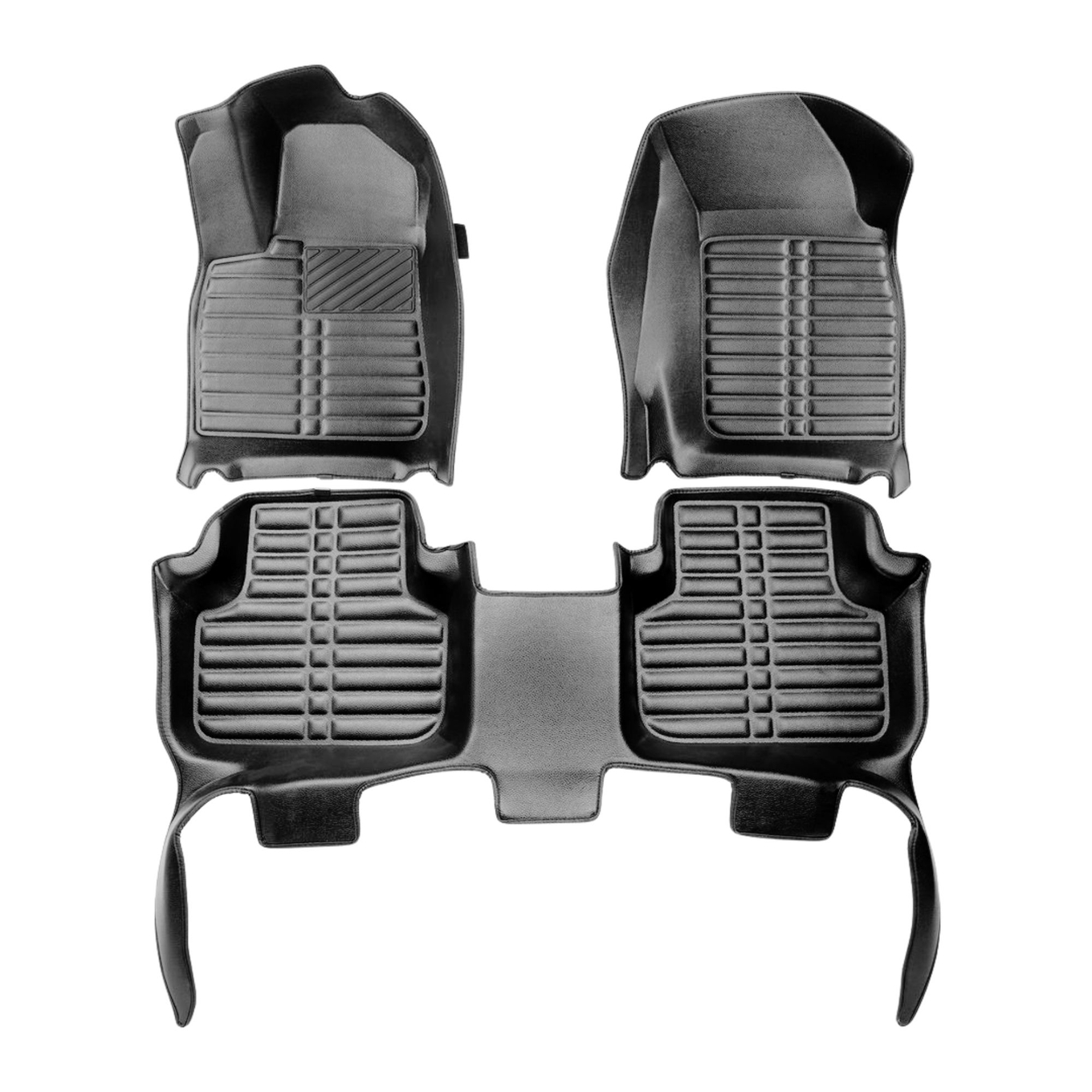 5D Premium Auto Fussmatten TPE Set passend für Audi Q7 (4M) Baujahr ab 2015 2