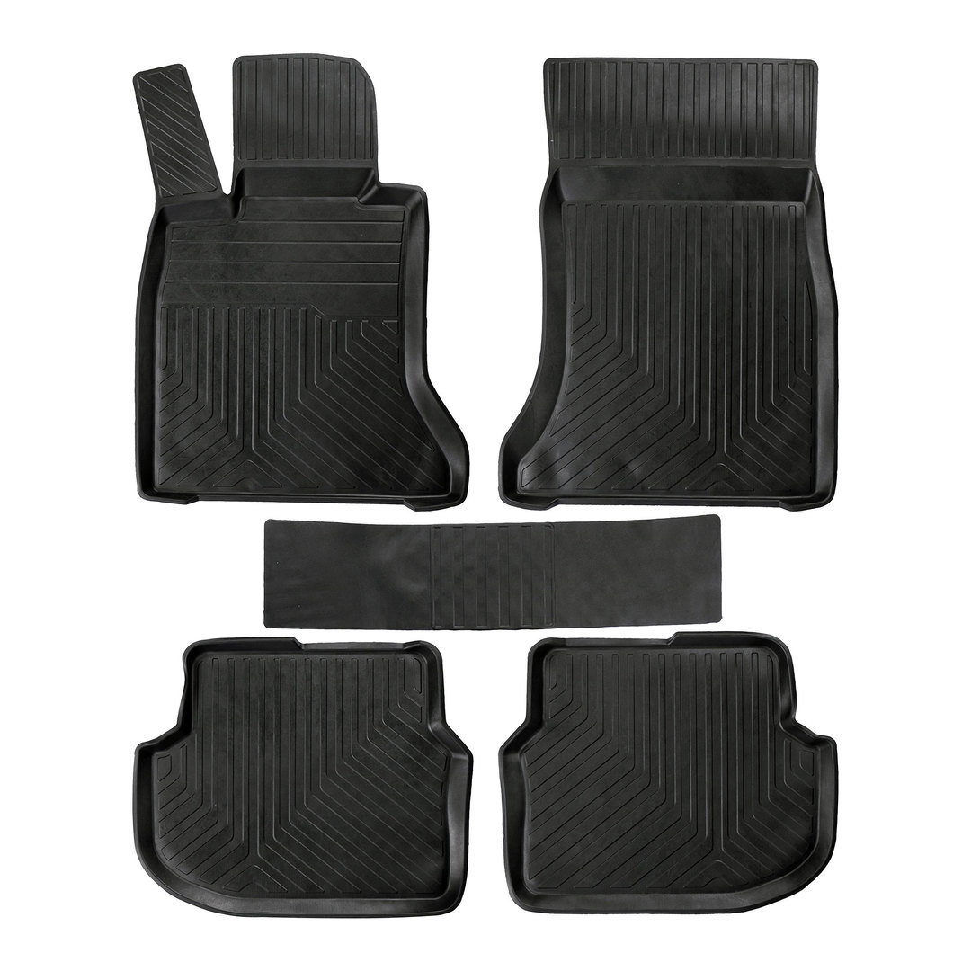 3D Premium Gummi Auto Fussmatten Set Passend für BMW 6 (F06) Baujahr 2011-2018 2