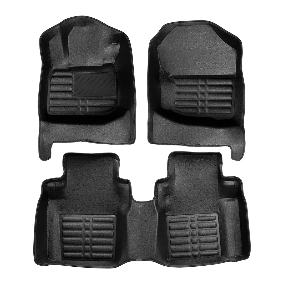 5D Premium Auto Fussmatten TPE Set passend für Honda Jazz ( Old Fit ) Baujahr 2008-2015 2