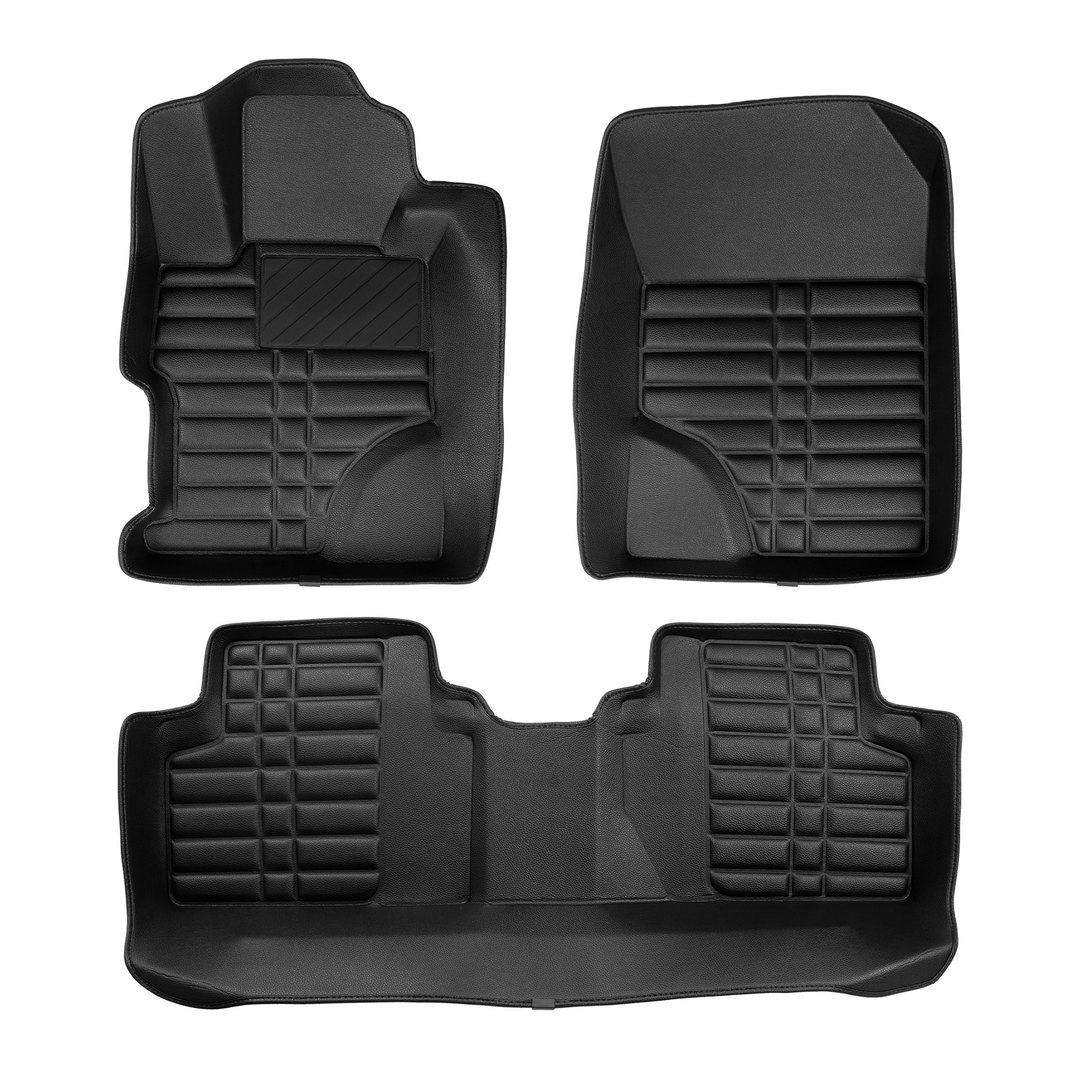 5D Premium Auto Fussmatten TPE Set passend für Honda Civic (9.Gen) Baujahr 2011-2015 2