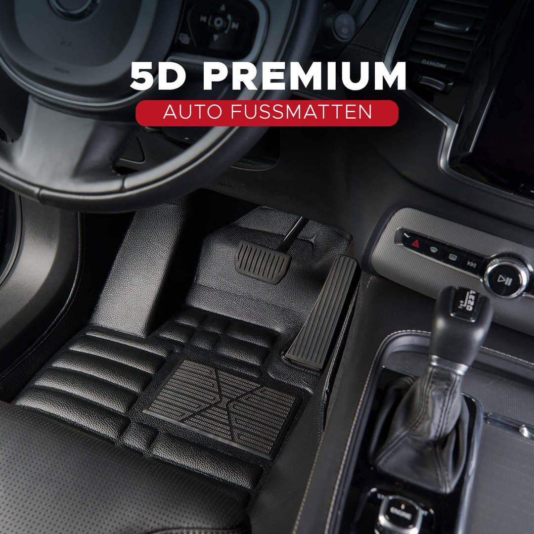 5D Premium Auto Fussmatten TPE Set passend für BYD TANG Baujahr ab 2018 2