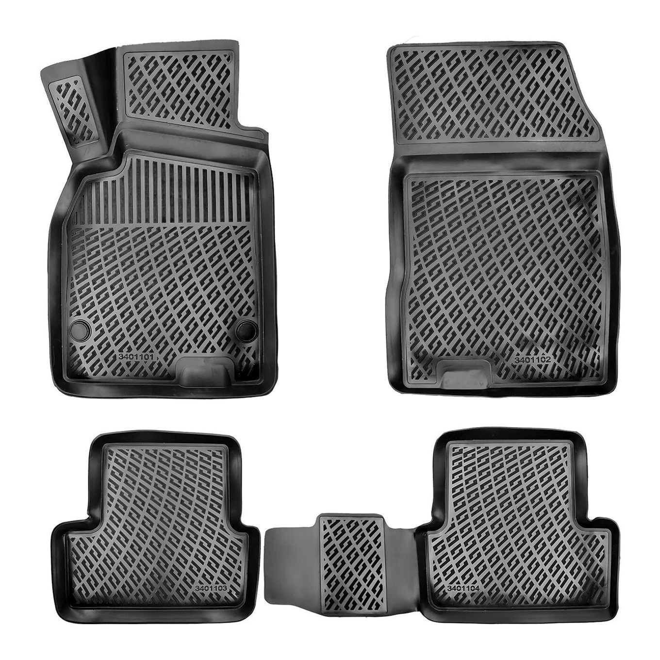3D Fussmatten passend für Renault Megane 3 III Baujahr 2009-2016