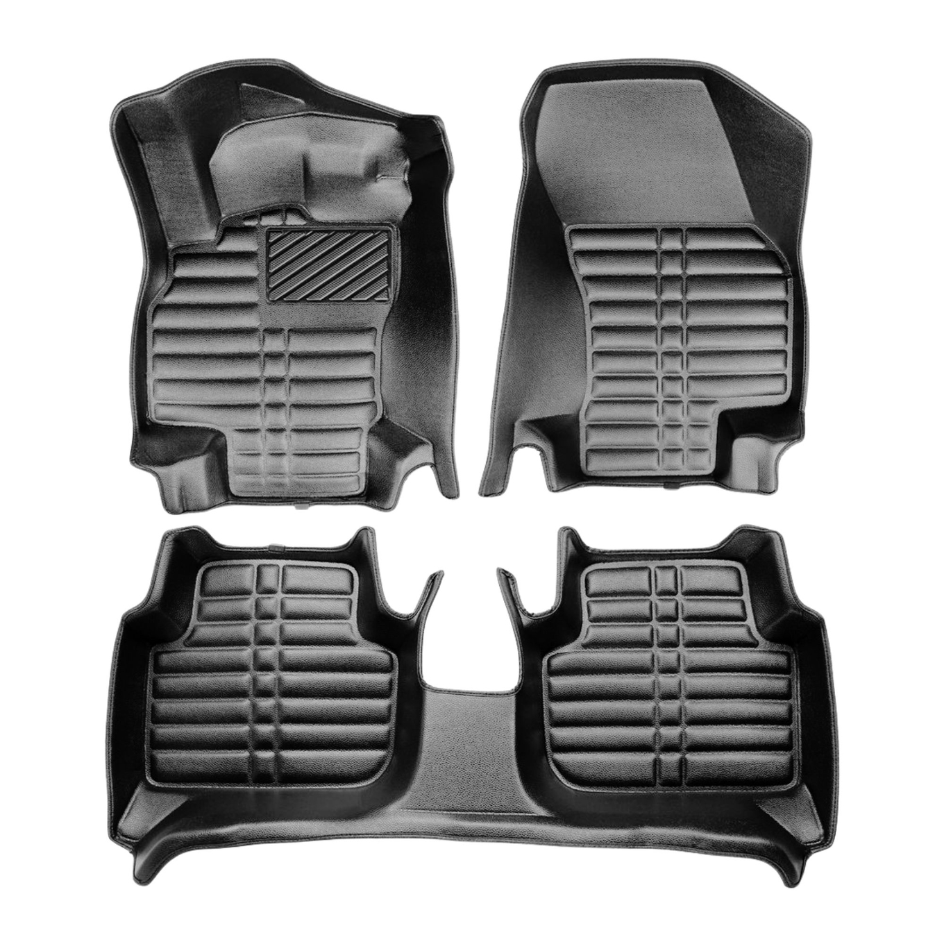 5D Premium Auto Fussmatten TPE Set passend für Audi Q3 (2.Gen) Baujahr ab 2018 2