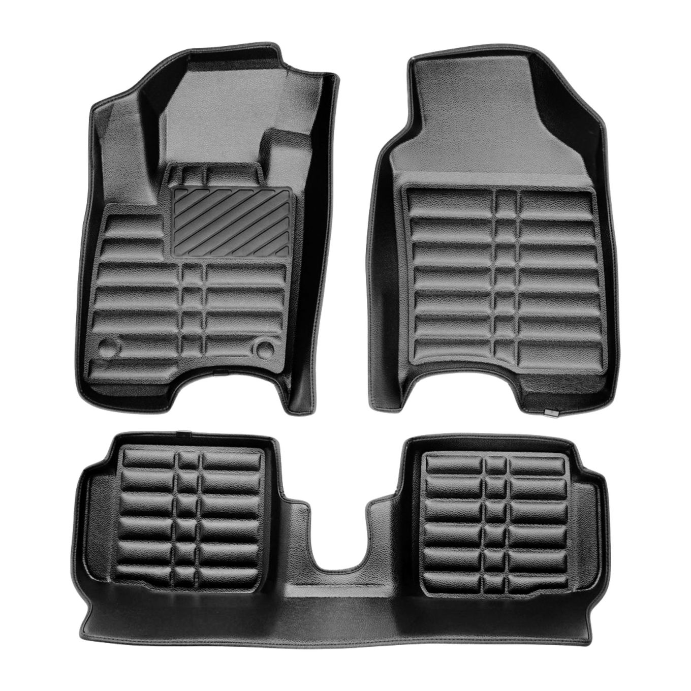 5D Premium Auto Fussmatten TPE Set passend für Fiat Panda Hybrid ab 2020 2