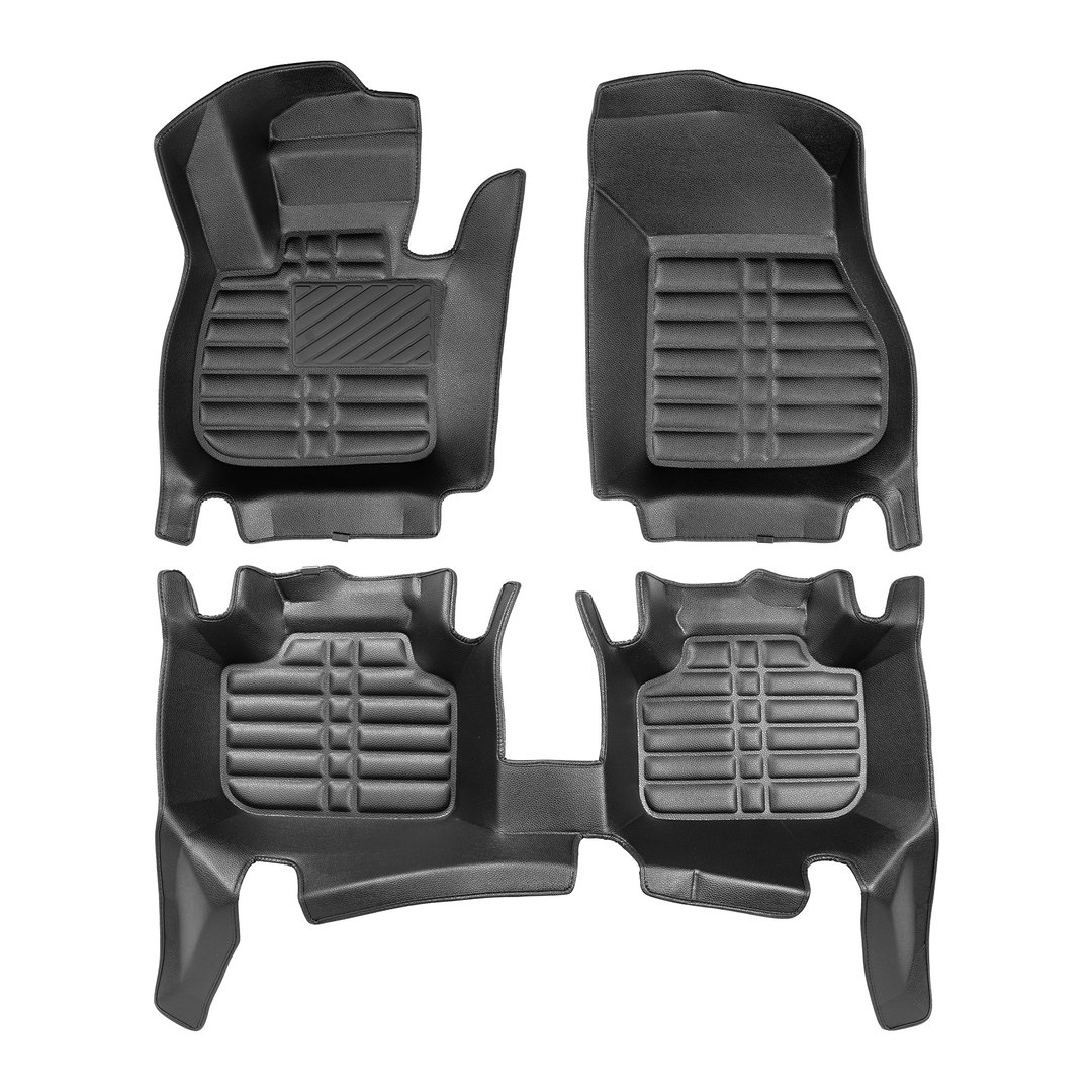 5D Premium Auto Fussmatten TPE Set passend für BMW X1 (F48) Baujahr 2016-2022 2