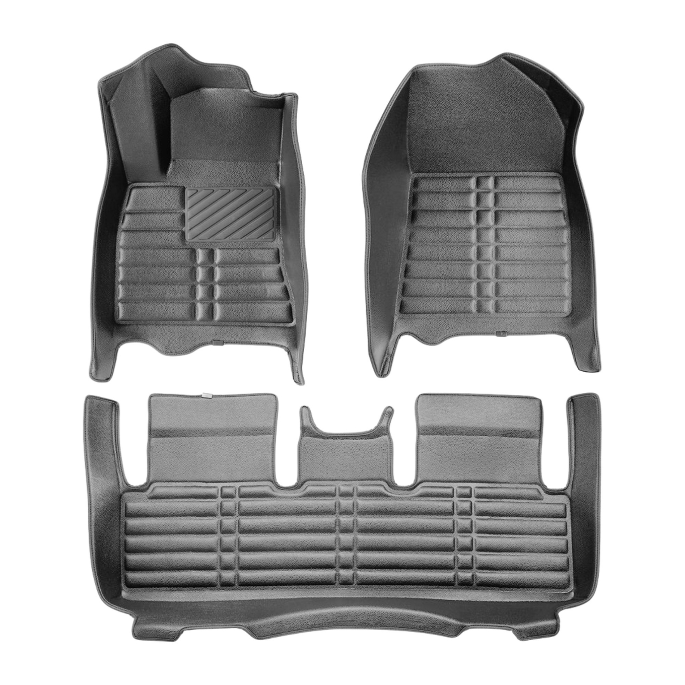 5D Premium Auto Fussmatten TPE Set passend für Tesla Model 3 Baujahr ab 2017 2