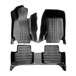 5D Premium Auto Fussmatten TPE Set passend für Mercedes C Klasse (W204/S204) Baujahr 2007-2015 thumbnail