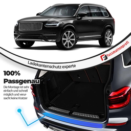 Ladekantenschutz aus Edelstahl Chrom Passend für Volvo V70 (3.Gen) Baujahr 2008-2016 thumbnail